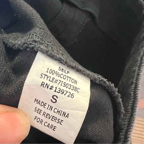 Honey Punch Denim Black Tied Mini Skirt - Picture 11 of 11